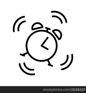 Illustration Vector graphic of alarm clock icon