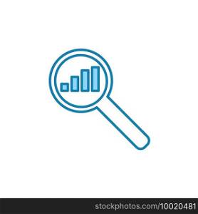 Illustration Vector graphic of analysis icon template