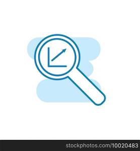 Illustration Vector graphic of analysis icon template