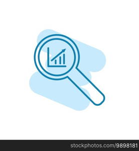 Illustration Vector graphic of analysis icon template