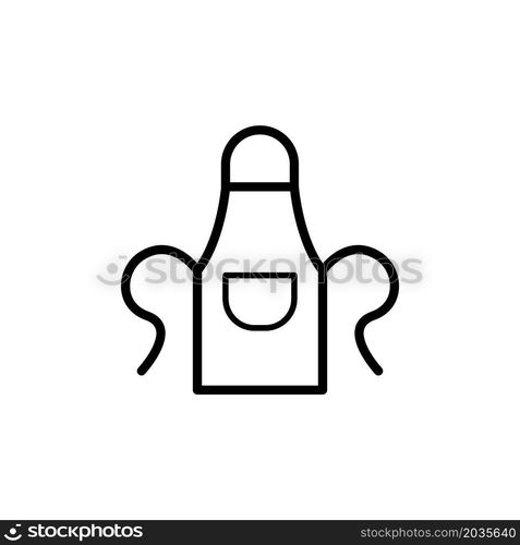 Illustration Vector graphic of Apron Icon Design