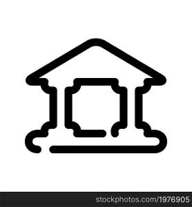 Illustration Vector Graphic of Bank icon template