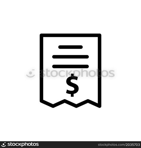 Illustration Vector graphic of Bill Icon Design