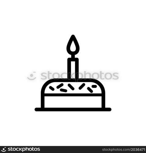 Illustration Vector Graphic of Birthday Cake icon