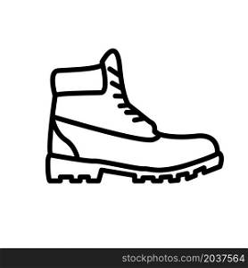 Illustration Vector graphic of boot icon design