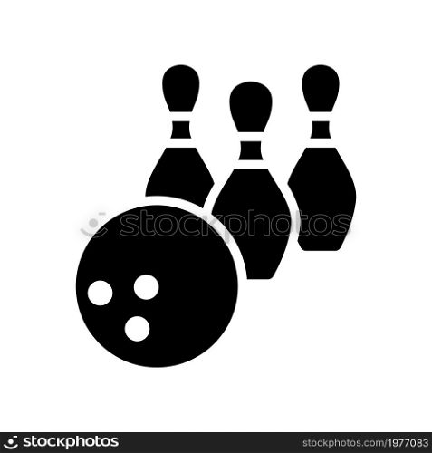 Illustration Vector Graphic of Bowling Icon