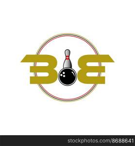 Illustration Vector Graphic of Bowling logo design