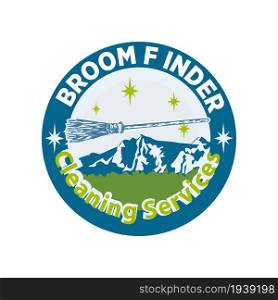 Illustration Vector Graphic of Broom logo design