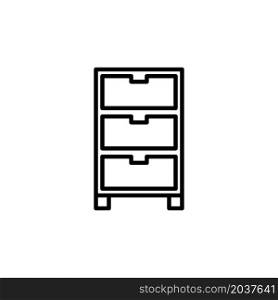 Illustration Vector Graphic of Cabinet icon design