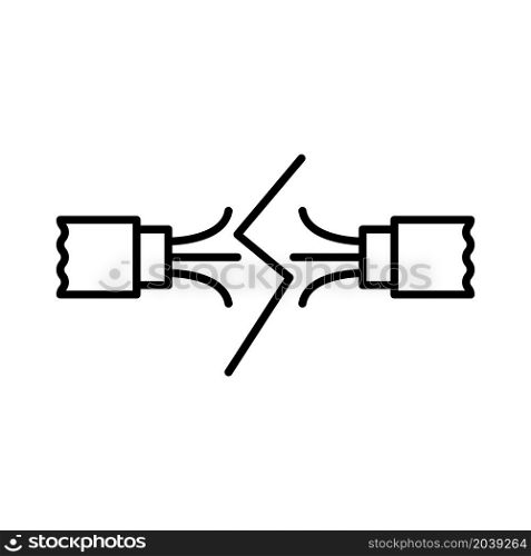 Illustration Vector graphic of cable icon design