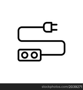 Illustration Vector graphic of cable icon design