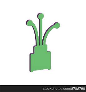 Illustration Vector graphic of cable icon. Fit for wire, electrical etc.