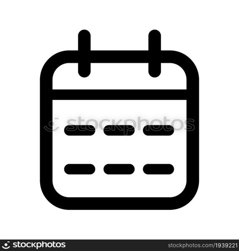 Illustration Vector Graphic of Calendar Icon