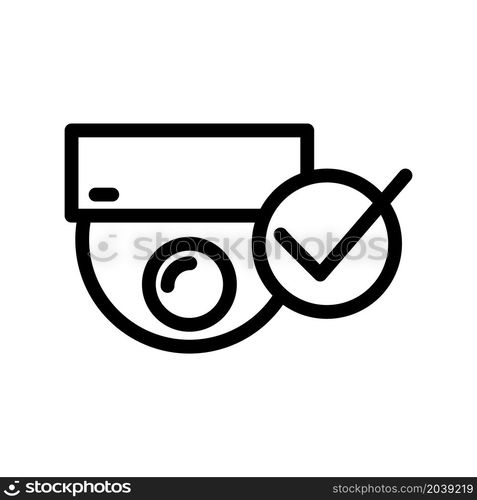 Illustration Vector graphic of cctv icon design