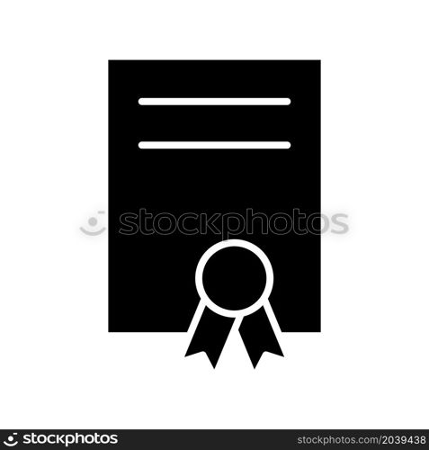 Illustration Vector graphic of Certificate icon