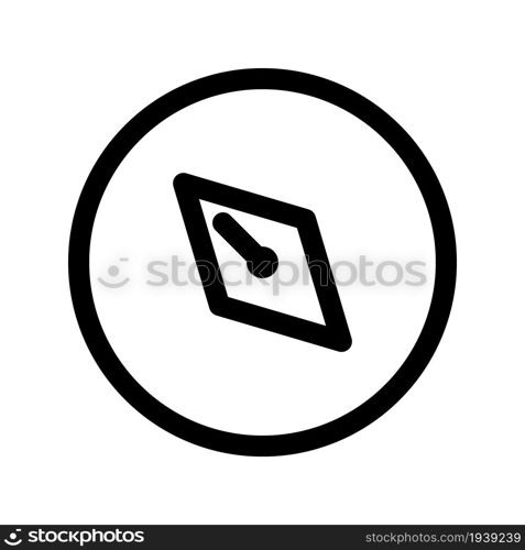 Illustration Vector Graphic of Compass icon