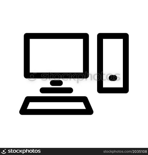 Illustration Vector Graphic of Computer (PC) Icon Design