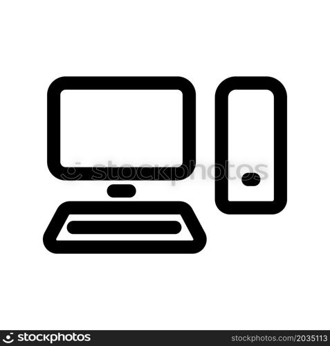 Illustration Vector Graphic of Computer (PC) Icon Design