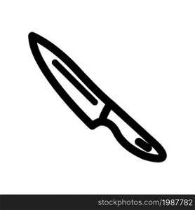 Illustration Vector graphic of cooking knife icon. Fit for cook, restaurant, kitchen utensil etc.
