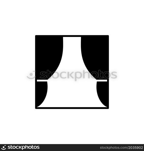 Illustration Vector graphic of curtain icon