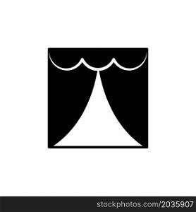 Illustration Vector graphic of curtain icon