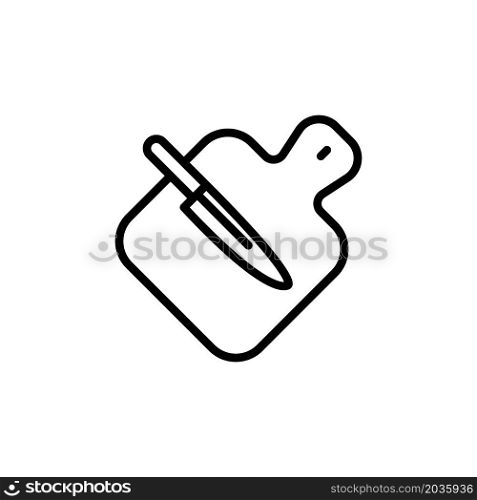 Illustration Vector graphic of Cutting Board icon design