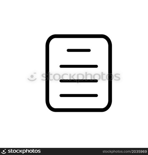 Illustration Vector Graphic of Document Icon Design