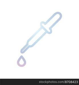 Illustration Vector graphic of Dropper icon. Fit for chemical, science, laboratory etc.