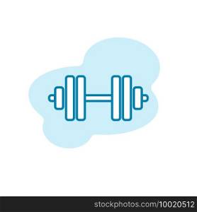 Illustration Vector graphic of dumbbell icon