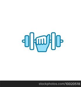 Illustration Vector graphic of dumbbell icon