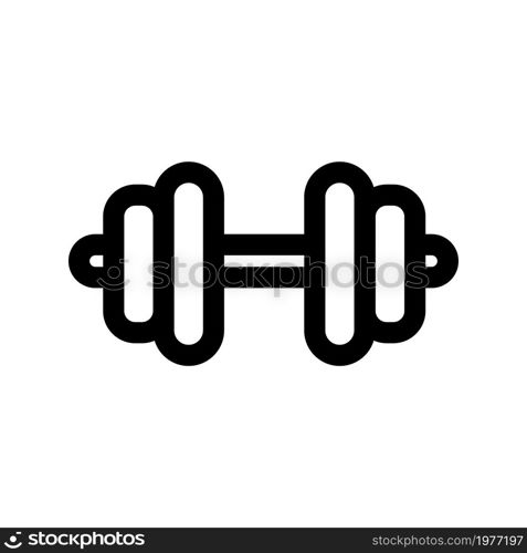 Illustration Vector Graphic of dumbbell icon