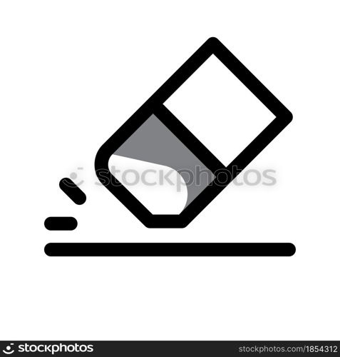 Illustration Vector Graphic of Eraser Icon Design