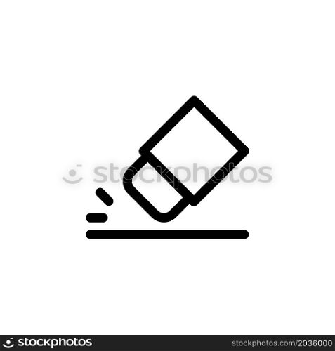 Illustration Vector Graphic of Eraser Icon Design