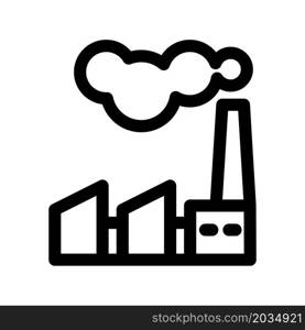 Illustration Vector Graphic of Factory Icon Design