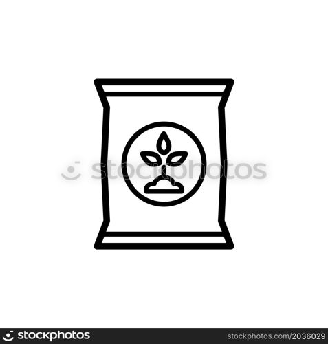 Illustration Vector graphic of fertilizer icon. Fit for gardening, soil, farmer, plant etc.