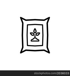 Illustration Vector graphic of fertilizer icon. Fit for gardening, soil, farmer, plant etc.