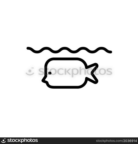 Illustration Vector graphic of Fish icon design