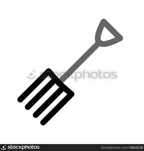 Illustration Vector Graphic of Fork Garden Icon