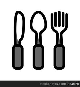 Illustration Vector graphic of fork icon design