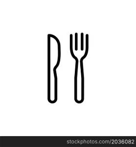 Illustration Vector graphic of fork icon design