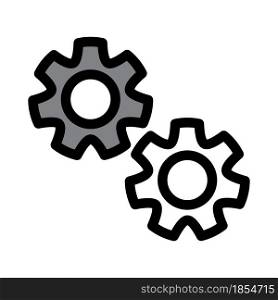 Illustration Vector graphic of Gear icon