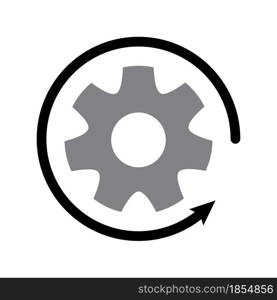 Illustration Vector graphic of Gear icon