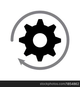 Illustration Vector graphic of Gear icon