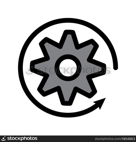 Illustration Vector graphic of Gear icon