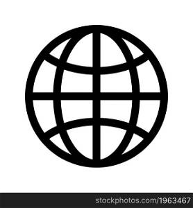 Illustration Vector Graphic of Globe icon