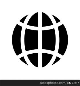 Illustration Vector graphic of globe icon