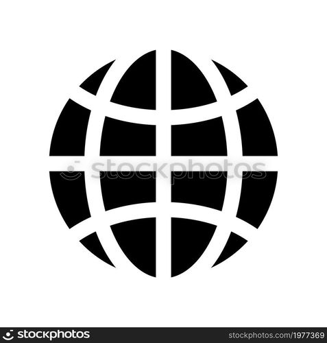 Illustration Vector graphic of globe icon