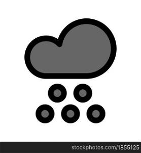 Illustration Vector Graphic of Hail Icon