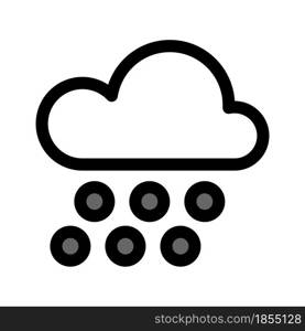 Illustration Vector Graphic of Hail Icon