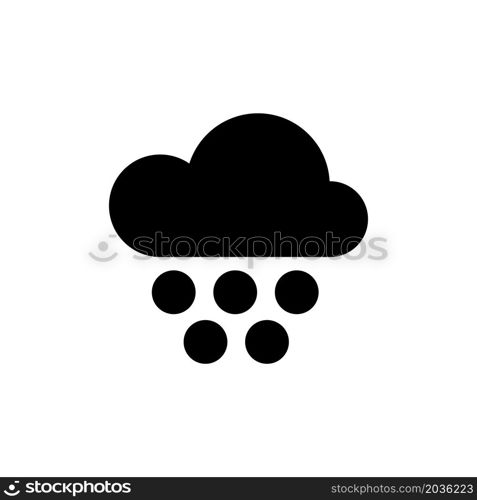 Illustration Vector Graphic of Hail Icon